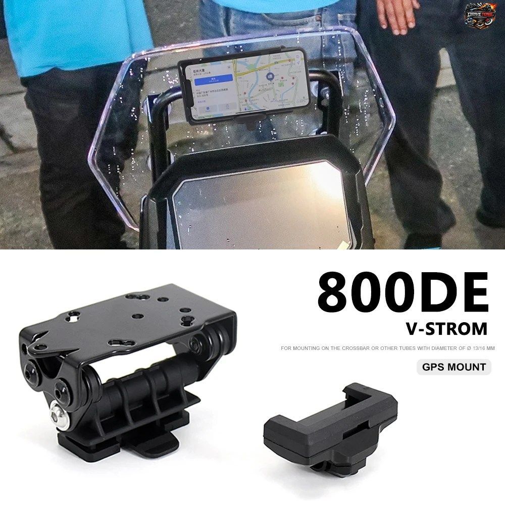 13/16MM 新型オートバイ GPS ナビゲーション ブラケット サポート 携帯電話ホルダー マウント SUZUKI 800DE 800DE 2023 2024 用