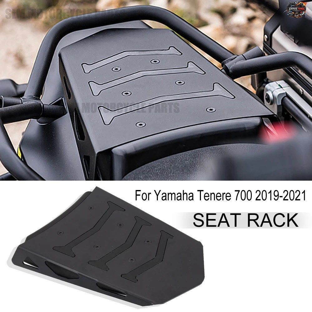 ヤマハ テネレ700 2019 - 21 用 新型ブラックシートカバー オートバイアクセサリー モノシートラック