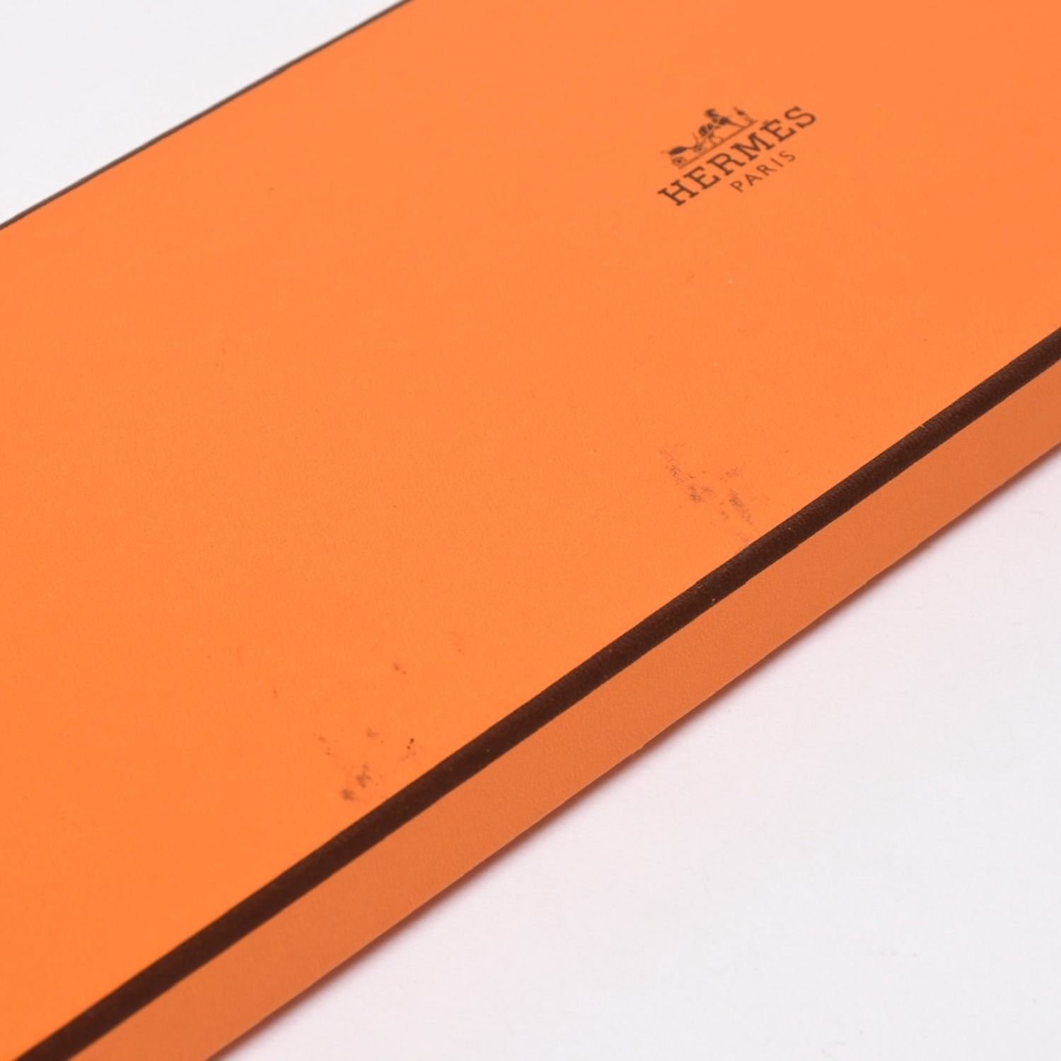 極美品 HERMES エルメス ラムスキン Leather レザー Tie ネクタイ