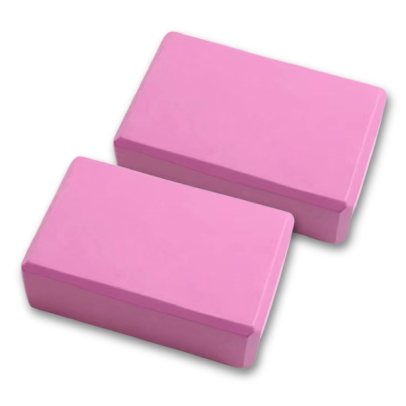 Neutral Zenith Yoga Block Yoga Goods Core Stretching Exercise, Pilates Fitness Yoga Poses, High Density EVA Material, Lightweight, Water Repellent, Washable, Set of 2 (Pink, 120) [Pink] [120]