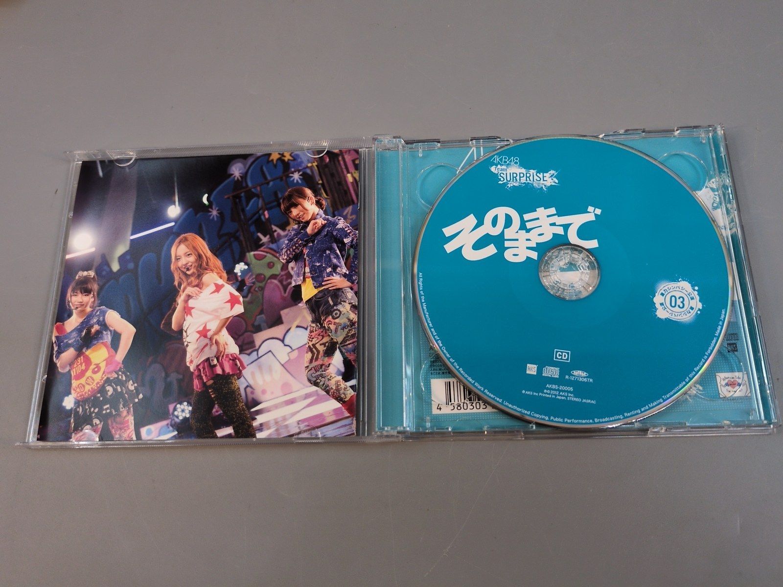 AKB48 チームサプライズ 重力シンパシー公演 03 そのままで CD+DVD