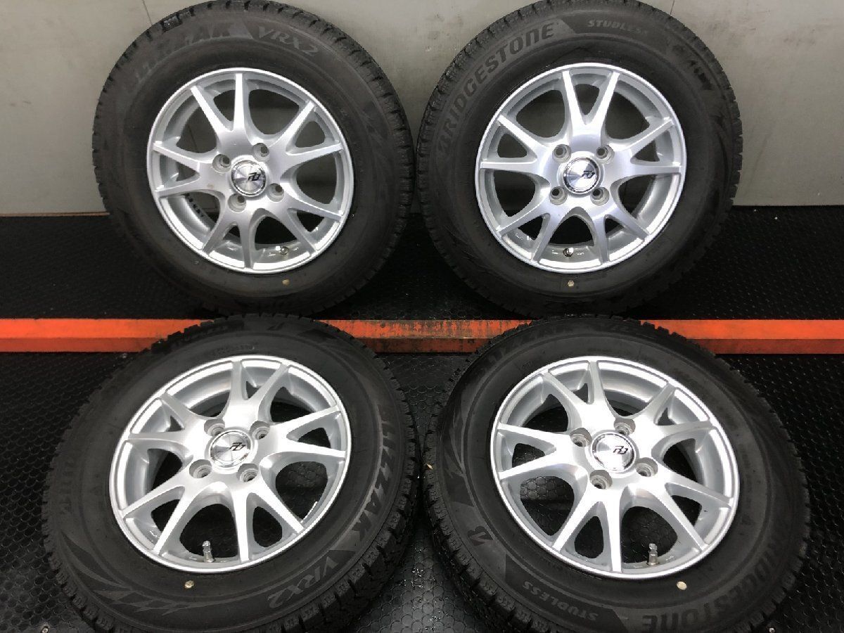 タイヤ走行短め【BS BLIZZAK VRX2 145/80R13】スタッドレス【RIVAL