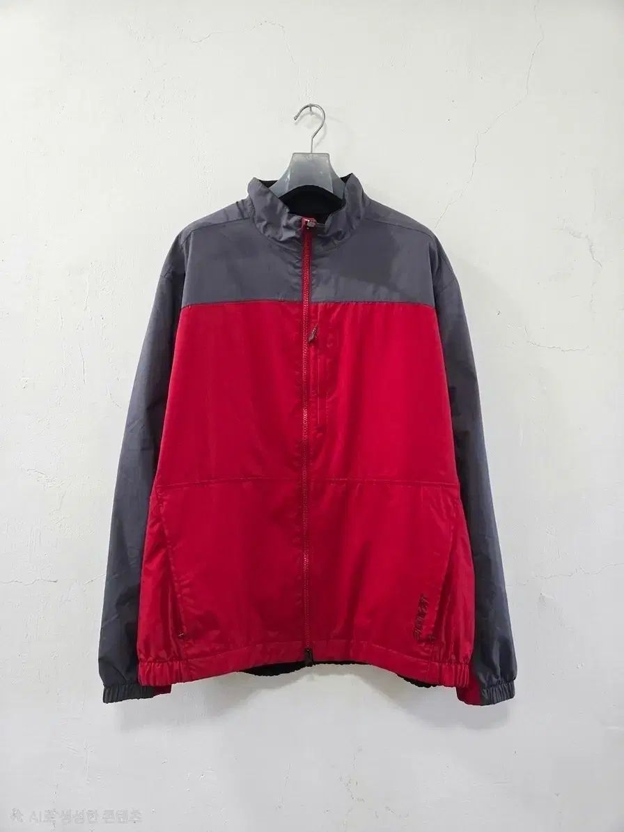 NIKE(ナイキ) ゴルフ STORM-FIT(ストームフィット) ウィンドブレーカー ジャケット レッド/グレー L