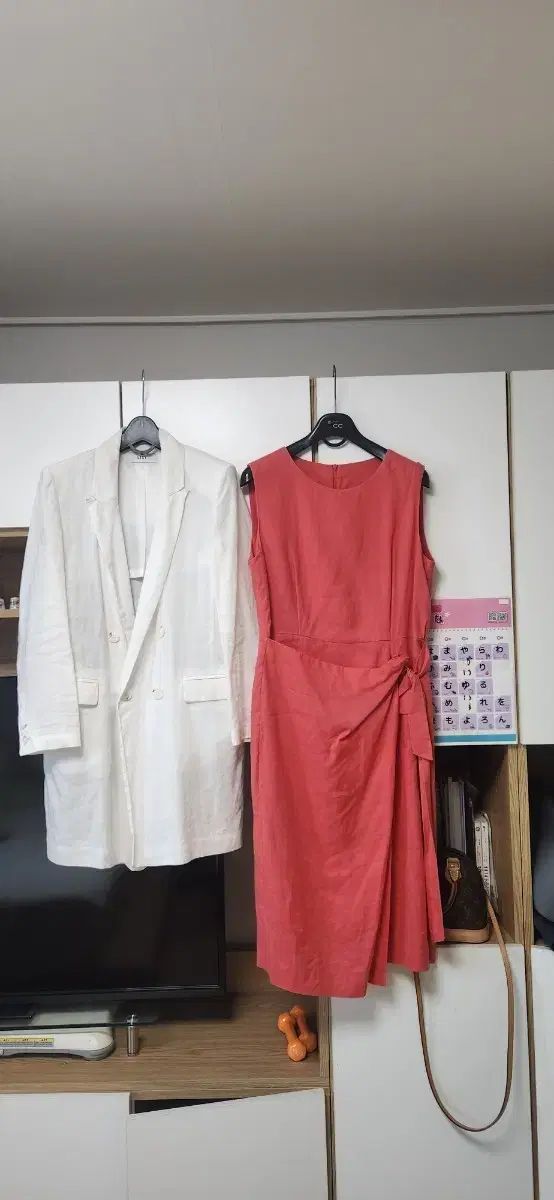 リネン ジャケット ワンピース セット