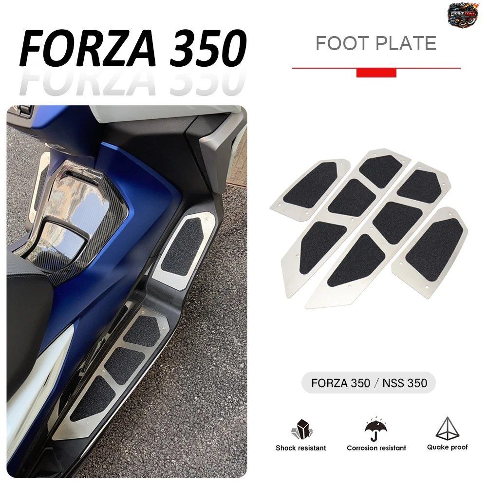 FORZA 350 新型フットレスト フットボード ステップ フットパッド ペダルプレート フットペグ オートバイアクセサリー ホンダ FORZA350 NSS