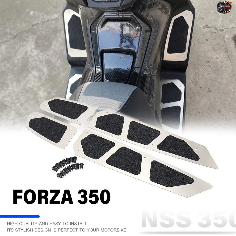 ホンダ FORZA 350 FORZA NSS NSS350 FORZA350 用新型フットレスト、フットボード、ステップ、フットパッド、ペダルプレート、フットペグ、