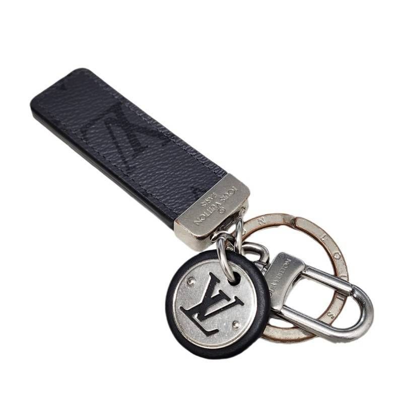 LOUIS VUITTON ルイヴィトン キーリング ポルトクレ ネオ M69475 ブラック モノグラム エクリプス キーホルダー メンズ 【中古】 52606K20
