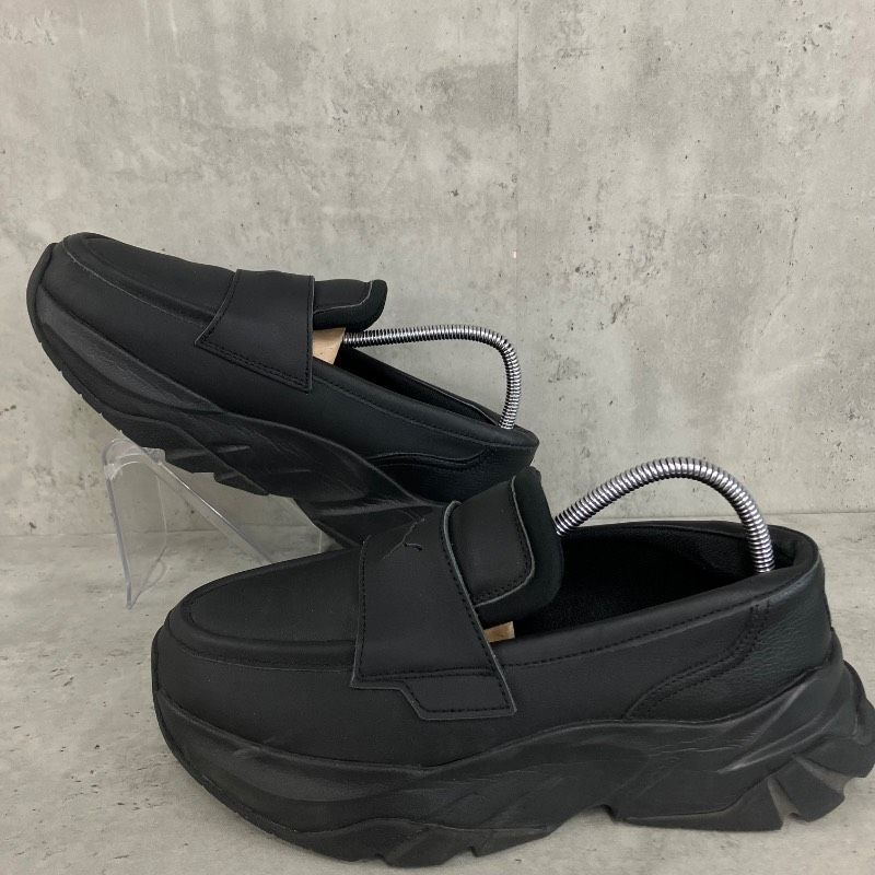 PUMA プーマ LOAFYR WNS ローファー 24 5cm ブラック 厚底 ハイキング風ソール レディース スニーカー スリッポン 黒 モード カジュアル ストリート シンプル 通勤 通学 おしゃれ 人気 - メルカリ