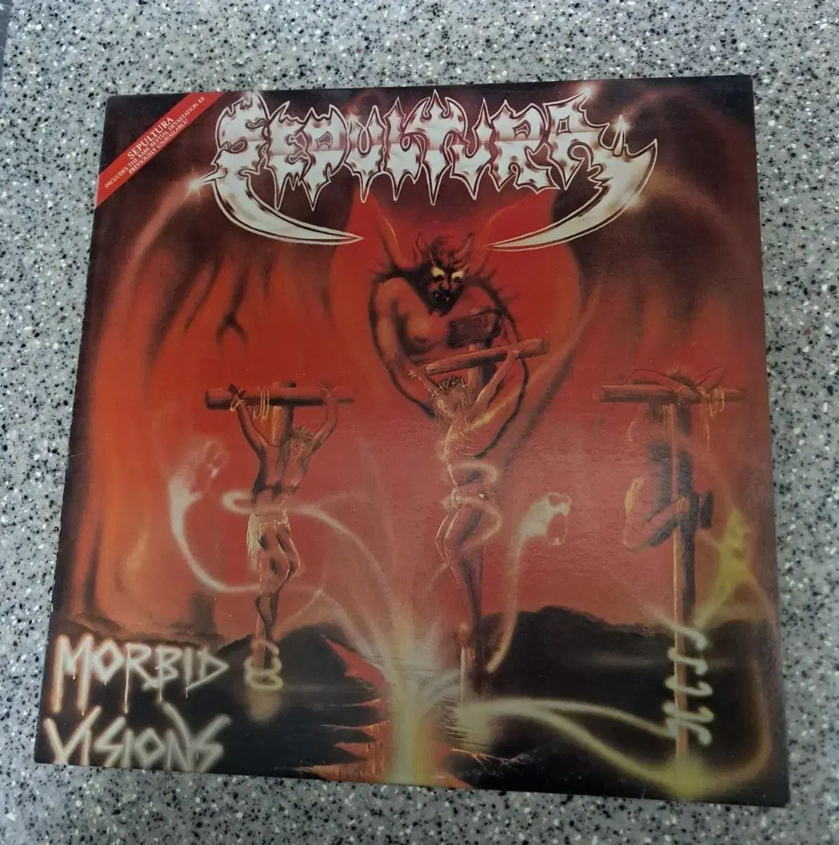 セパルチュラ Sepultura ／ Morbid visions LP