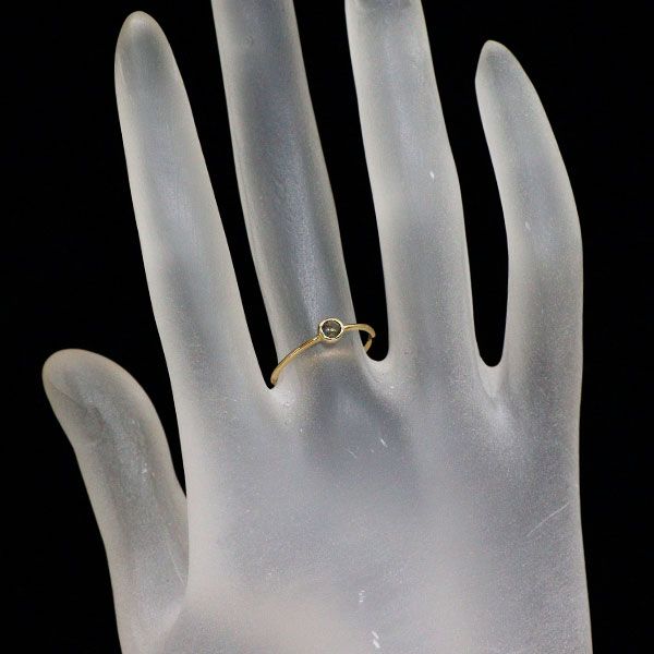 希少 K18YG アレキサンドライト リング 0.090ct - メルカリ