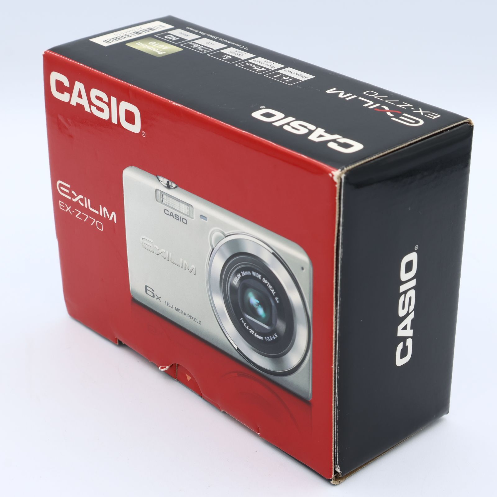 美品】CASIO カシオ デジタルカメラ EXILIM EX-Z770 レッド EX-Z770
