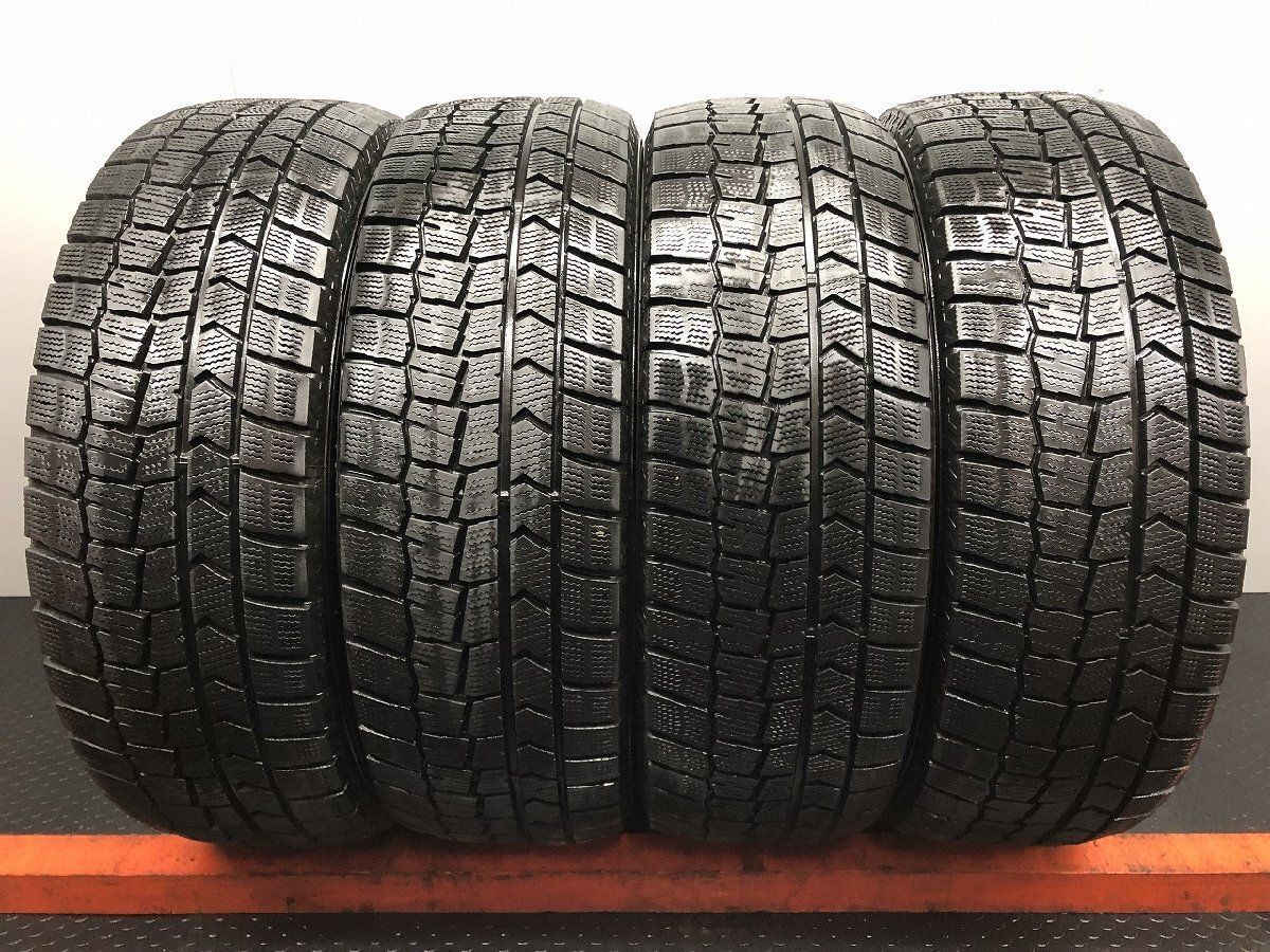 DUNLOP WINTER MAXX WM02 205/60R16 16インチ スタッドレス 4本 24年製 バリ溝 ステップワゴン MAZDA3 プレマシー ヴォクシー等　(STZ266)