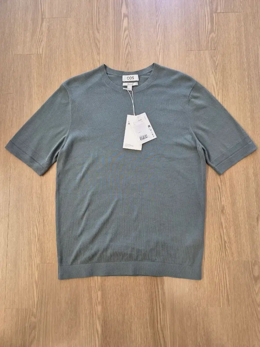 COS ニット 半袖 Tシャツ セージ グリーン