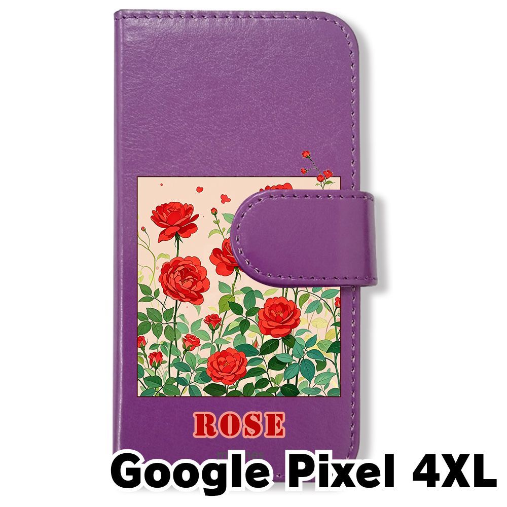 新品未使用】 Google Pixel 4 XL 手帳型スマホ ケース (色：パープル