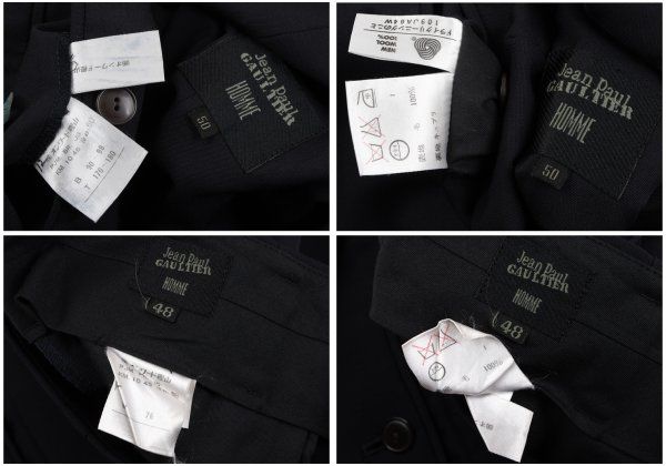JeanPaul GAULTIER HOMME セットアップ サイズ48 ジャンポールゴルチエ オムJean Paul GAULTIER HOMME ウール