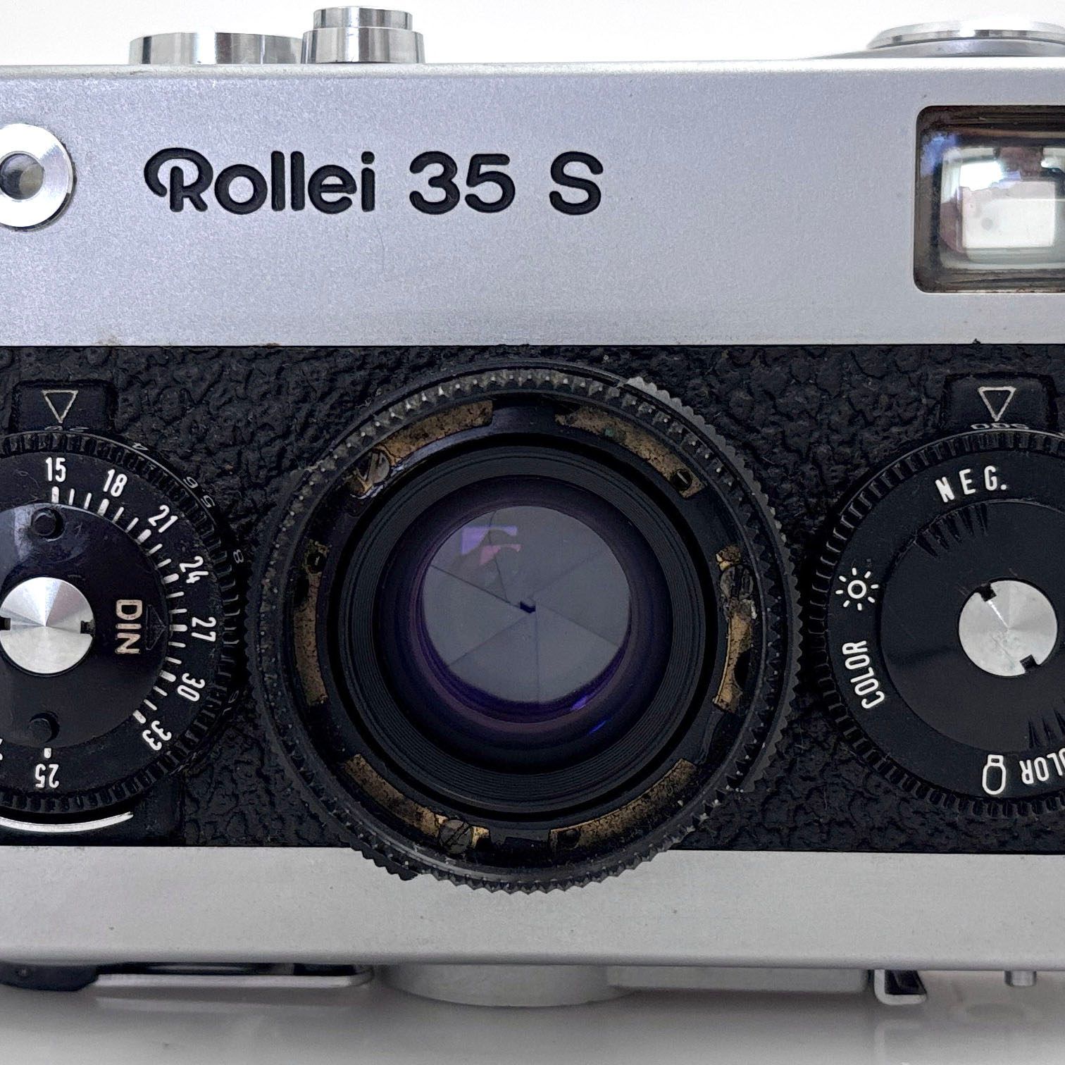 修理前提 レンズのふち【ローライ】Rollei 35 S Sonnar シルバー +