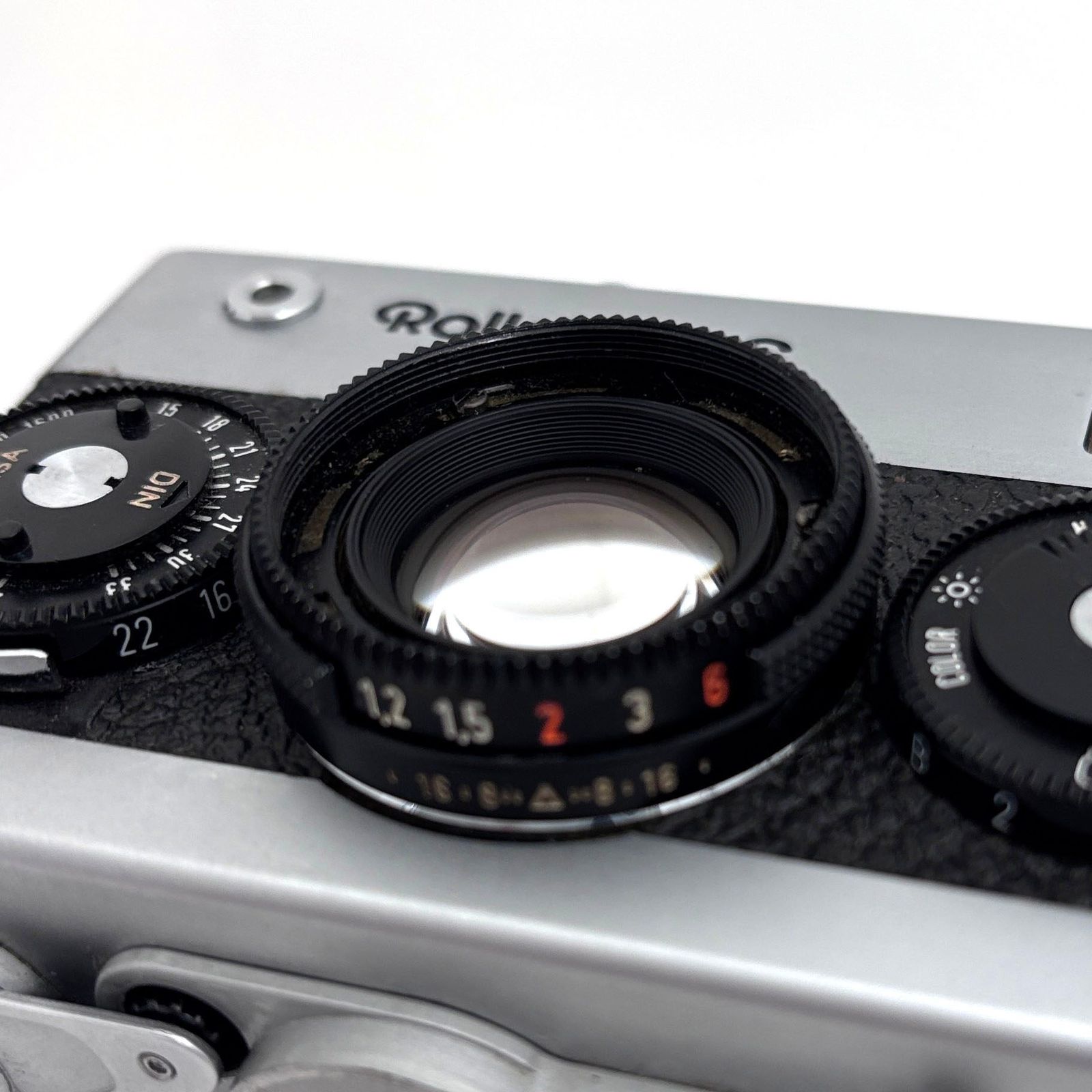 実写確認整備品】ローライXF35／ゾナー40mmf2.3UVフィルターフード付