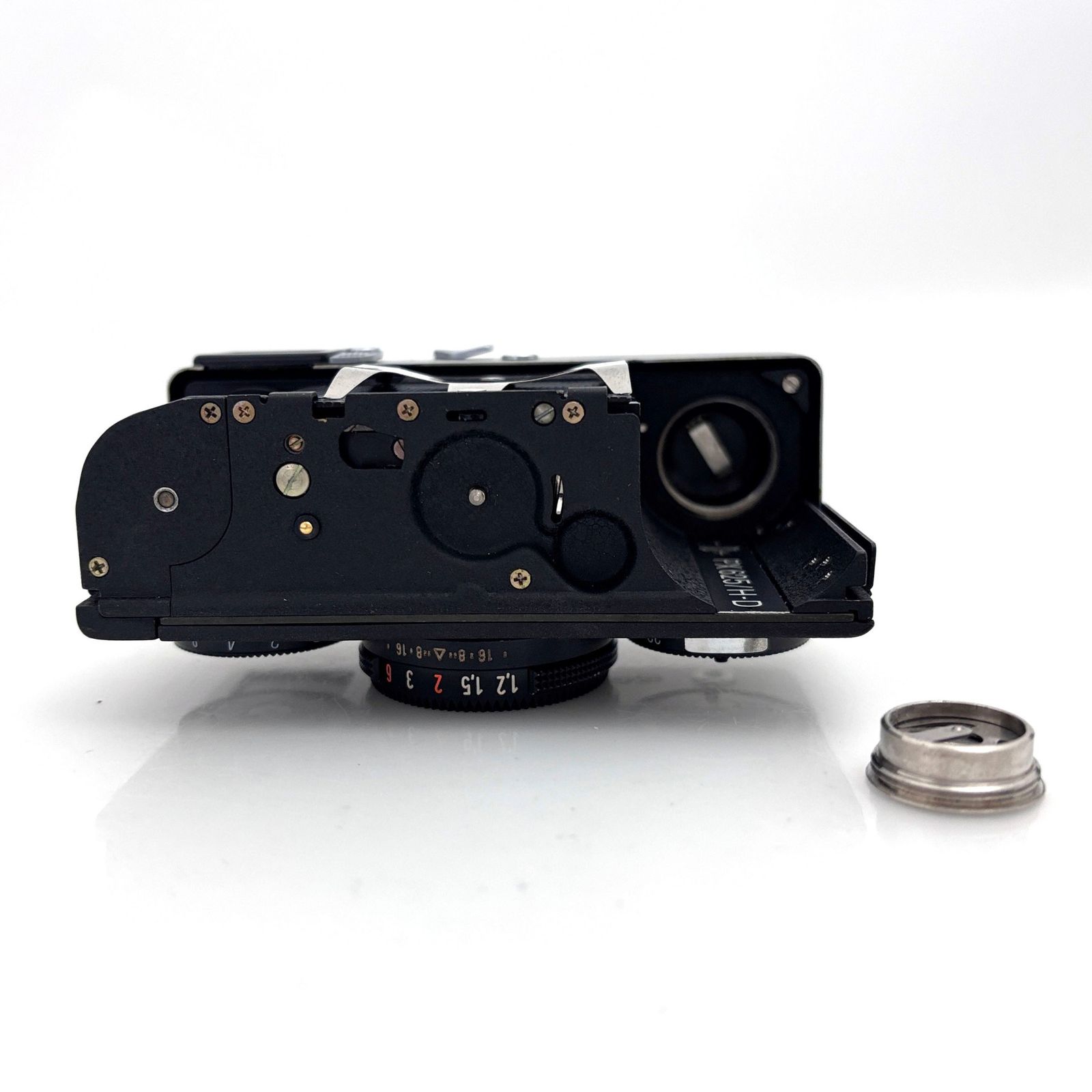 修理前提 レンズのふち【ローライ】Rollei 35 S Sonnar シルバー +