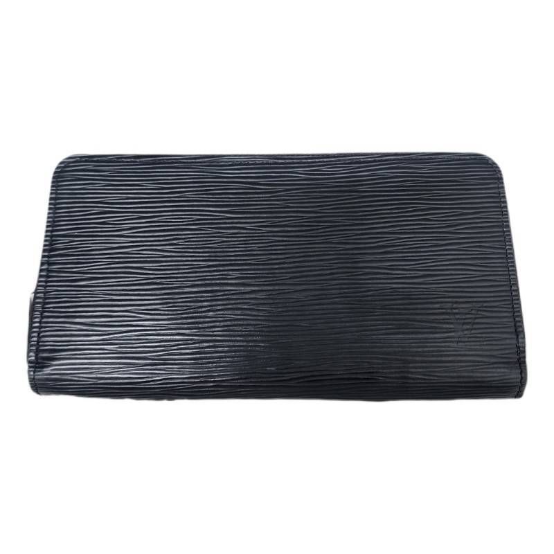 LOUIS VUITTON ルイヴィトン ジッピーウォレット M61857 ブラック エピ レザー 長財布 メンズ 【中古】 52606R1