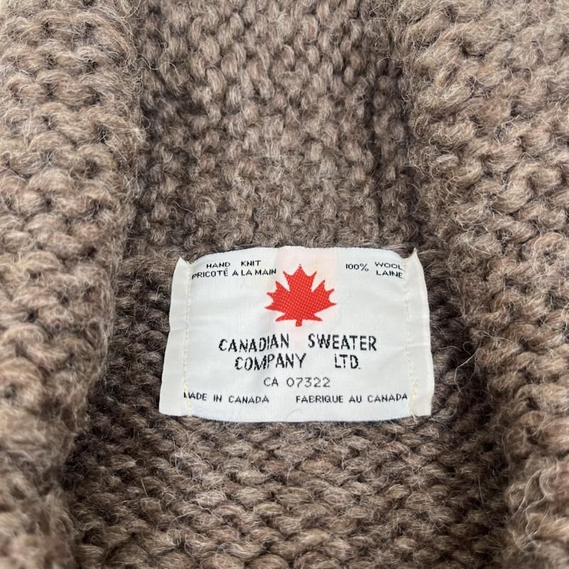 カナディアンセーター canada カウチン ニット イーグル ハンドメイド 