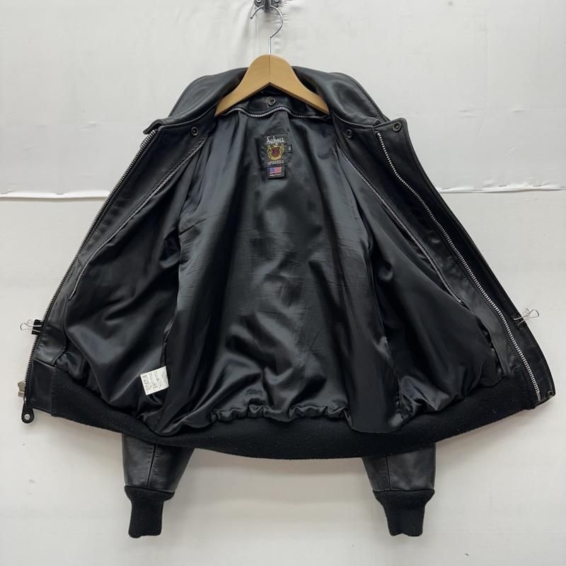 ショット USA製 A-2 フライト レザー ジャケット 174 US メンズ 42