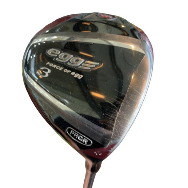 【中古】 プロギア egg(2017) 3W フェアウェイウッド FW eggオリジナルカーボン (フレックスSR) メンズ 男性用 右利き 右用 Dランク ゴルフクラブ