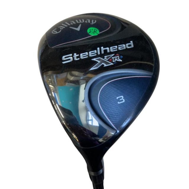【中古】 キャロウェイ STEELHEAD XR 3W レフティ フェアウェイウッド FW Speeder EVOLUTION for XR (フレックスSR) メンズ 男性用 左利き レフティ 左用 Cランク ゴルフクラブ
