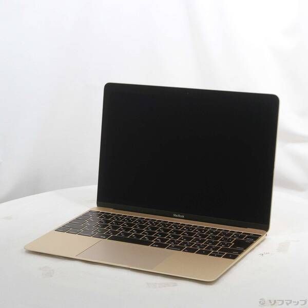 ソフマップ 〔中古品〕 MacBook 12-inch Early-2016 MLHE2J／A Core_m3 1.1GHz 8GB SSD256GB ゴールド 〔10.15 Catalina〕【198】