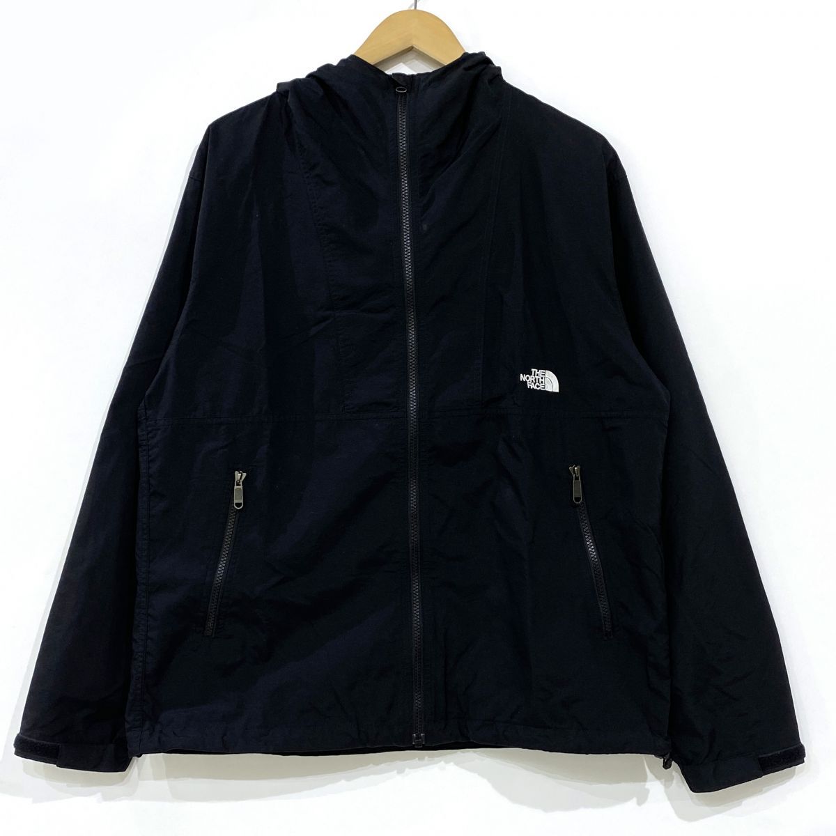 THE NORTH FACE ノースフェイス Compact Jacket コンパクトジャケット NP71830 ブラック Lサイズ ※中古