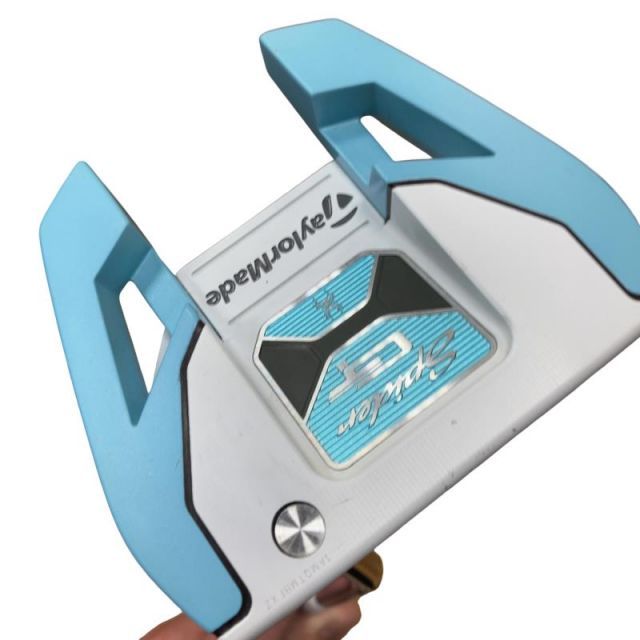 【中古】 テーラーメイド Spider GT LIGHT BLUE シングルベンド 32インチ レディース パター PT スチール (フレックスその他) レディース 女性用 右利き 右用 Cランク ゴルフクラブ