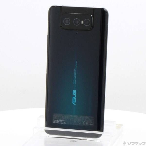ソフマップ 〔中古品〕 ZenFone 7 128GB オーロラブラック ZS670KS-BK128S8 SIMフリー【247】