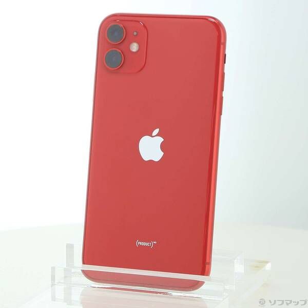 ソフマップ 〔中古品〕 iPhone11 64GB プロダクトレッド MWLV2J／A SIMフリー【247】
