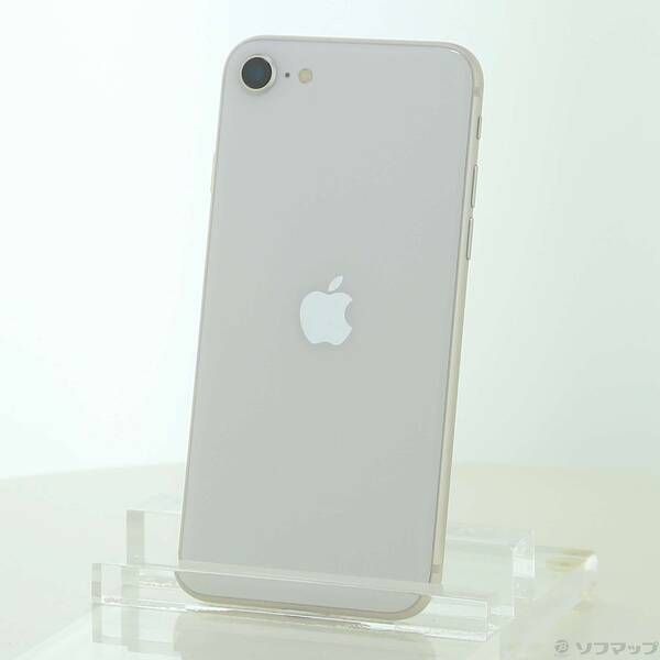 ソフマップ 〔中古品〕 iPhone SE 第3世代 128GB スターライト MMYG3J／A SIMフリー【348】