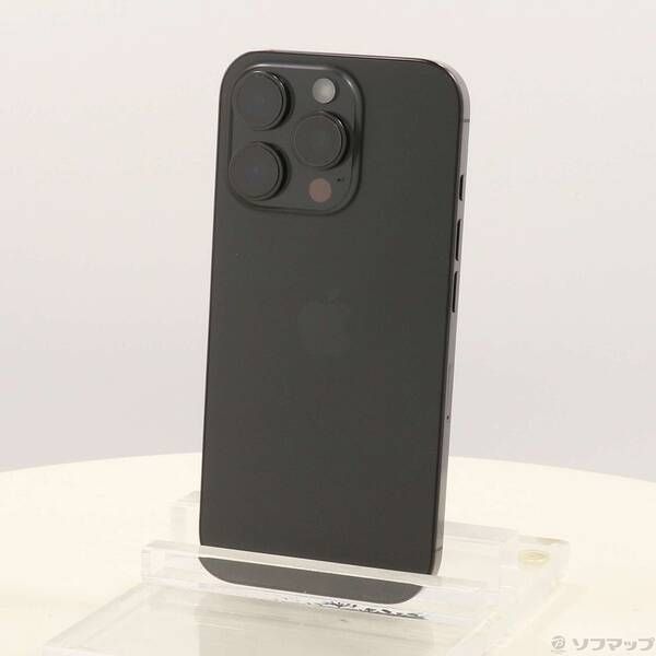 ソフマップ 〔中古品〕 iPhone16 Pro 128GB ブラックチタニウム MYMV3J／A SIMフリー【198】