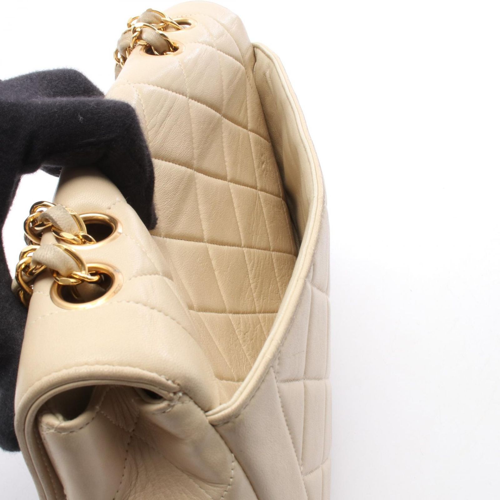 シャネル CHANEL ショルダーバッグ マトラッセ シングルフラップ 