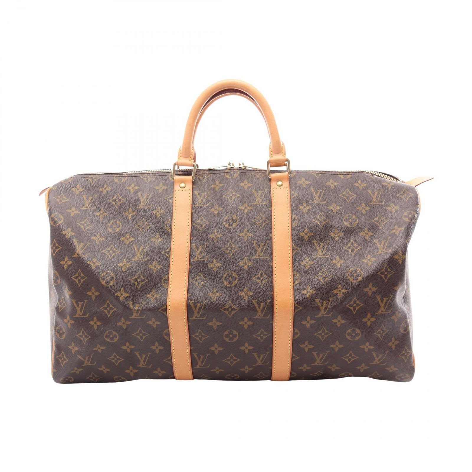 ルイ・ヴィトン LOUIS VUITTON ボストンバッグ キーポル50 M41426 PVCコーティングキャンバス レザー キーポル50 ユニセックス Used A