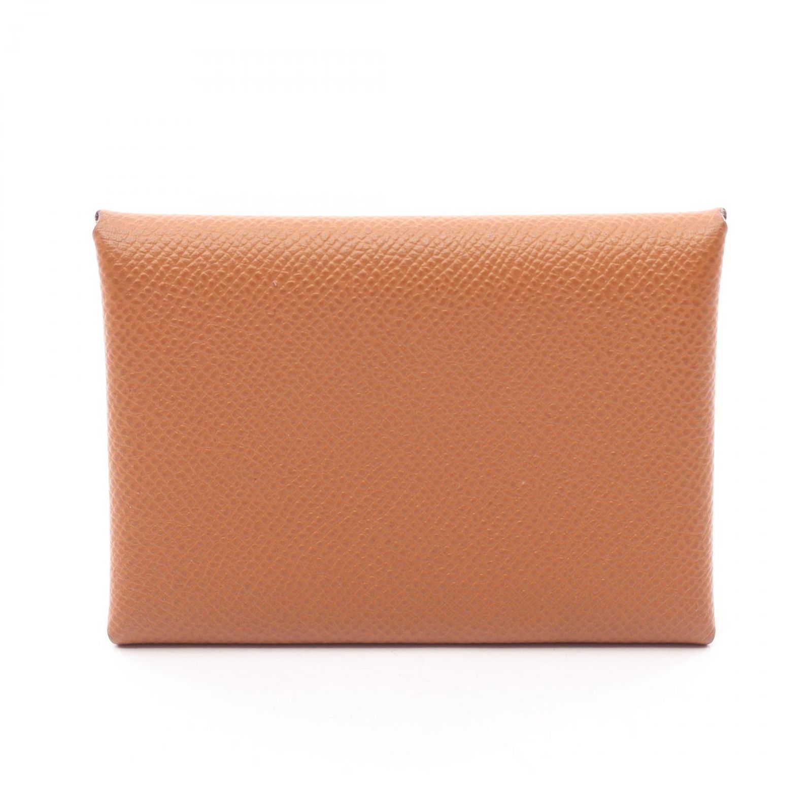 エルメス HERMES コインケース カルヴィデュオ ゴールド ゴールド レザー カルヴィ デュオ ゴールド レディース Used A