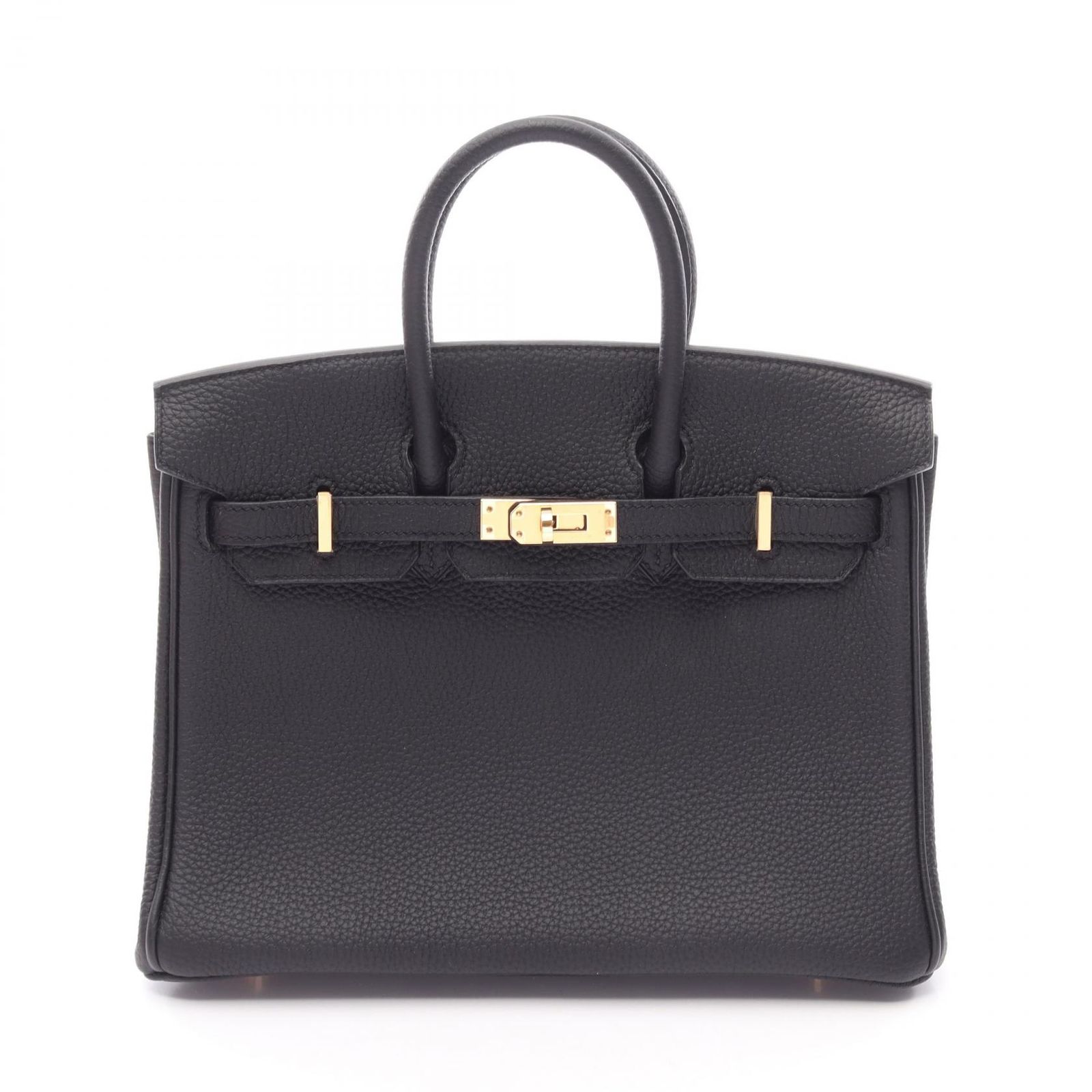 エルメス HERMES ハンドバッグ バーキン25 ブラック レザー バーキン25 ブラック レディース Used A
