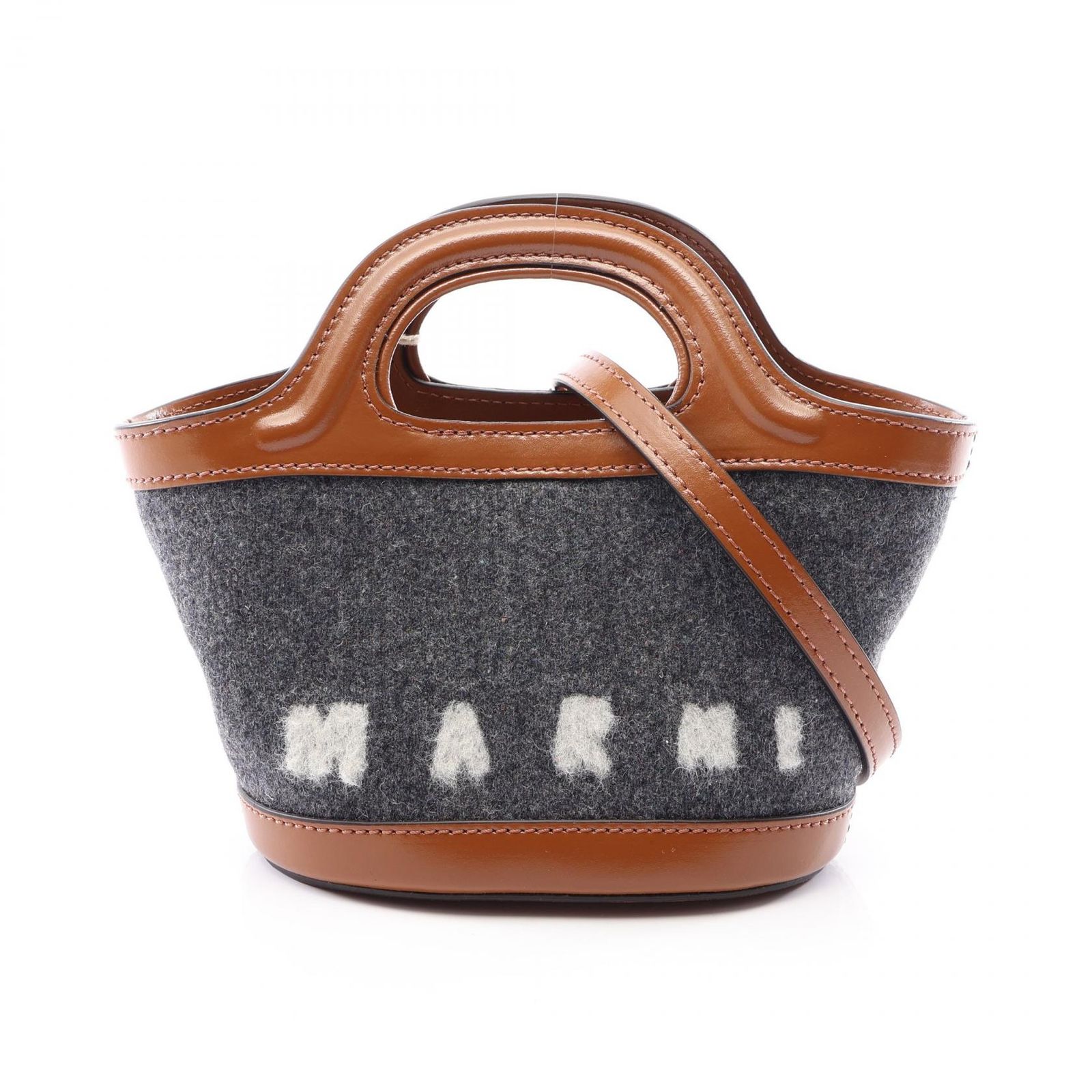 マルニ MARNI ハンドバッグ TROPICALIA MICRO トロピカリア 2WAY BMMP0096Q1P4915ZO253 レザー 2wayショルダーバッグ レディース 未使用