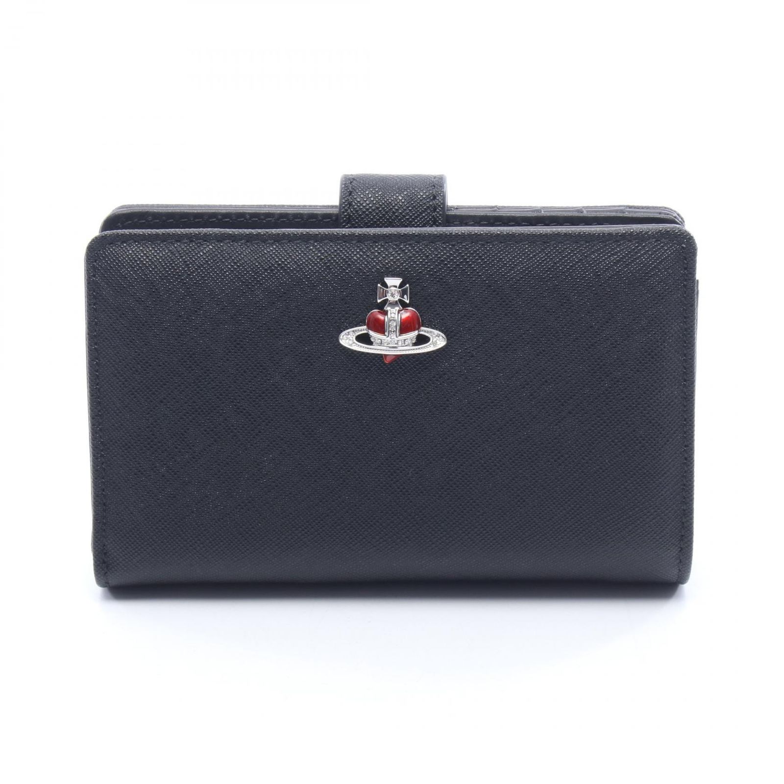 ヴィヴィアンウエストウッド Vivienne Westwood 二つ折り財布 ZIP CARD WALLET オーブ 51080028L0040N402 サフィアーノレザー 財布 レディース 新品