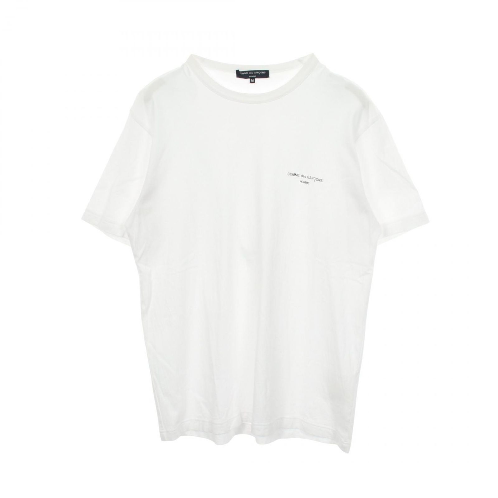 コムデギャルソンオムオム COMME des GARCONS HOMME HOMME 半袖Tシャツ ロゴ クルーネック コットン Tシャツ メンズ Used A