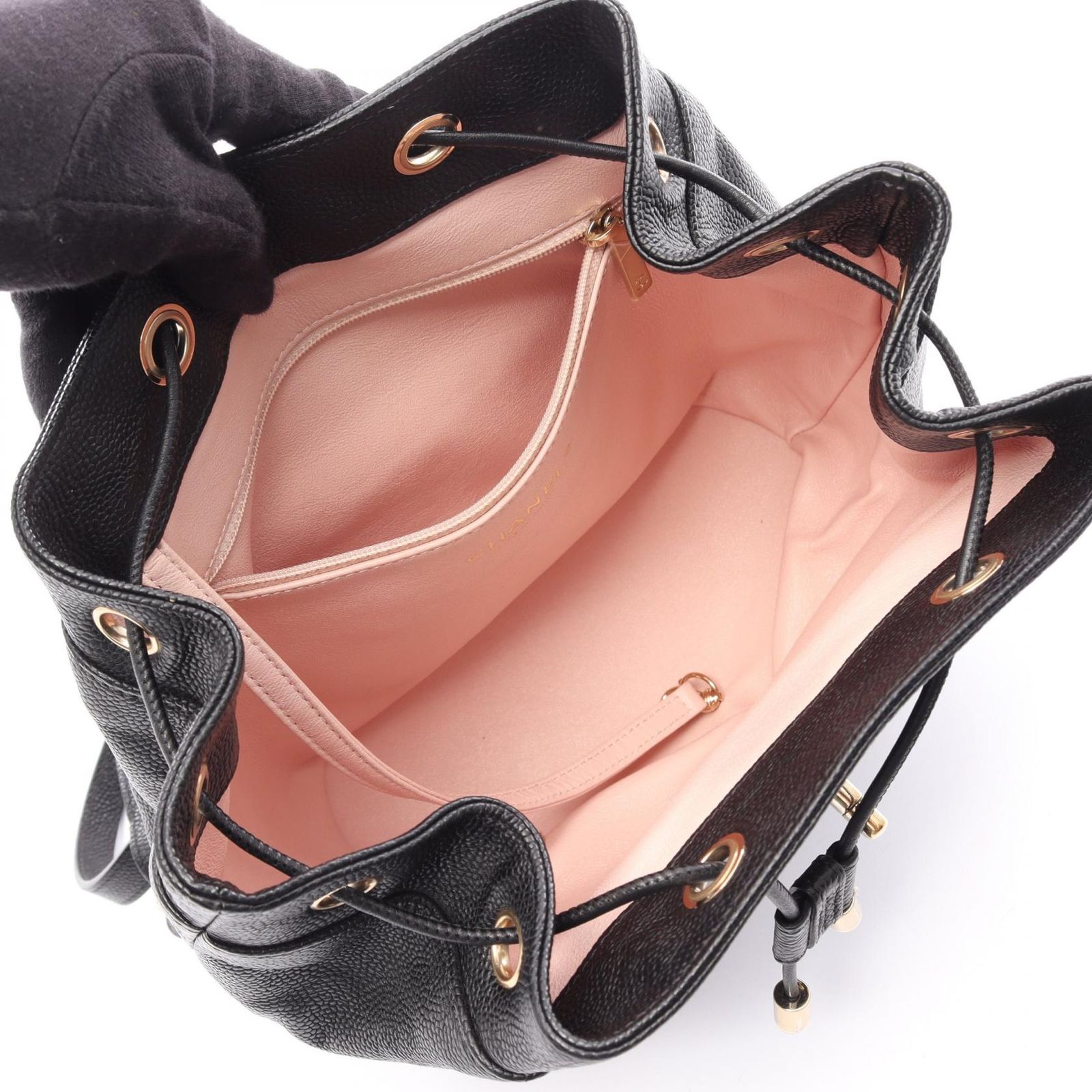 シャネル CHANEL リュックサック バックパック マトラッセ ブラック 