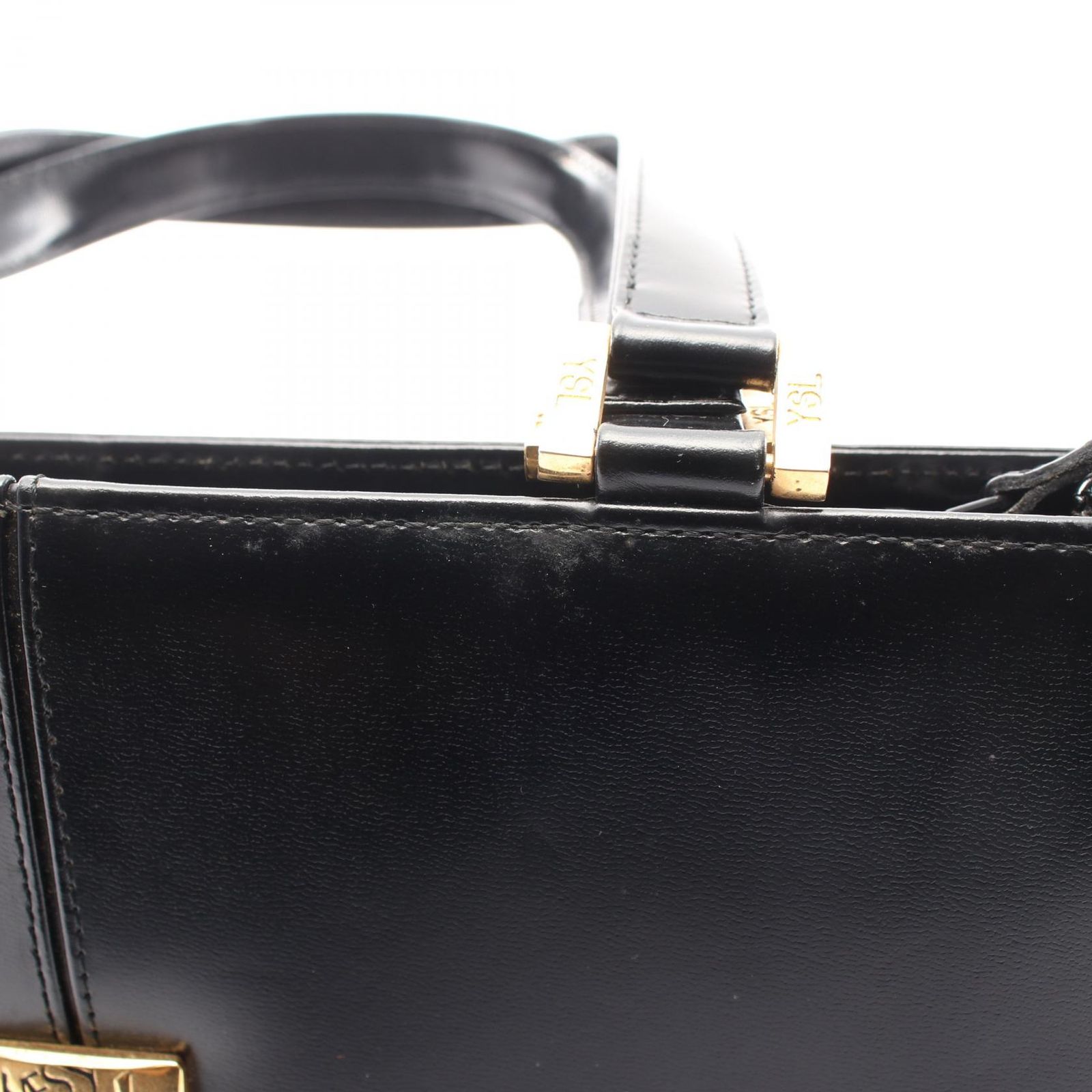 【メルカリ市値下げ】 サンローラン レザー トートバッグ 黒 リバーシブル メルカリ市値下げ】YSL サンローラン レザー トートバッグ 黒 リバーシブル