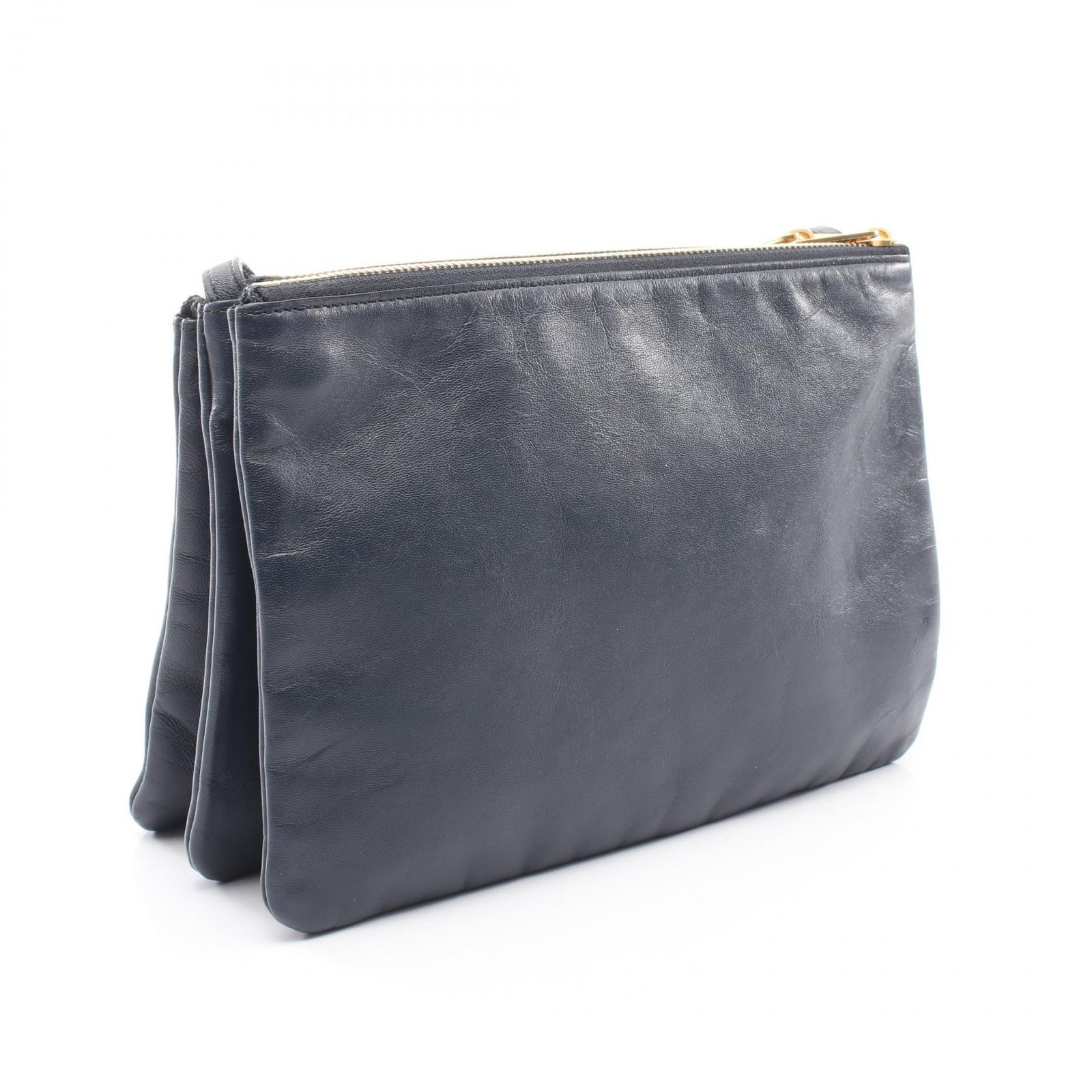 セリーヌ CELINE ショルダーバッグ TRIO LARGE トリオ ラージ ネイビー