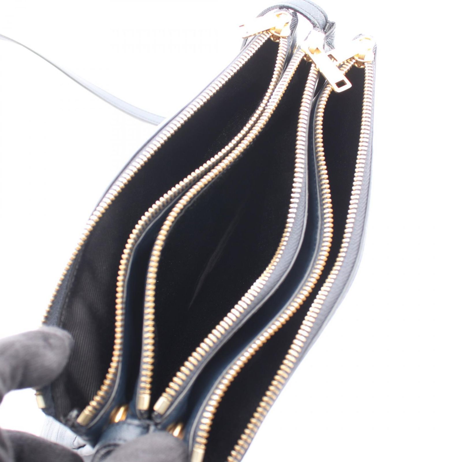 セリーヌ CELINE ショルダーバッグ TRIO LARGE トリオ ラージ ネイビー