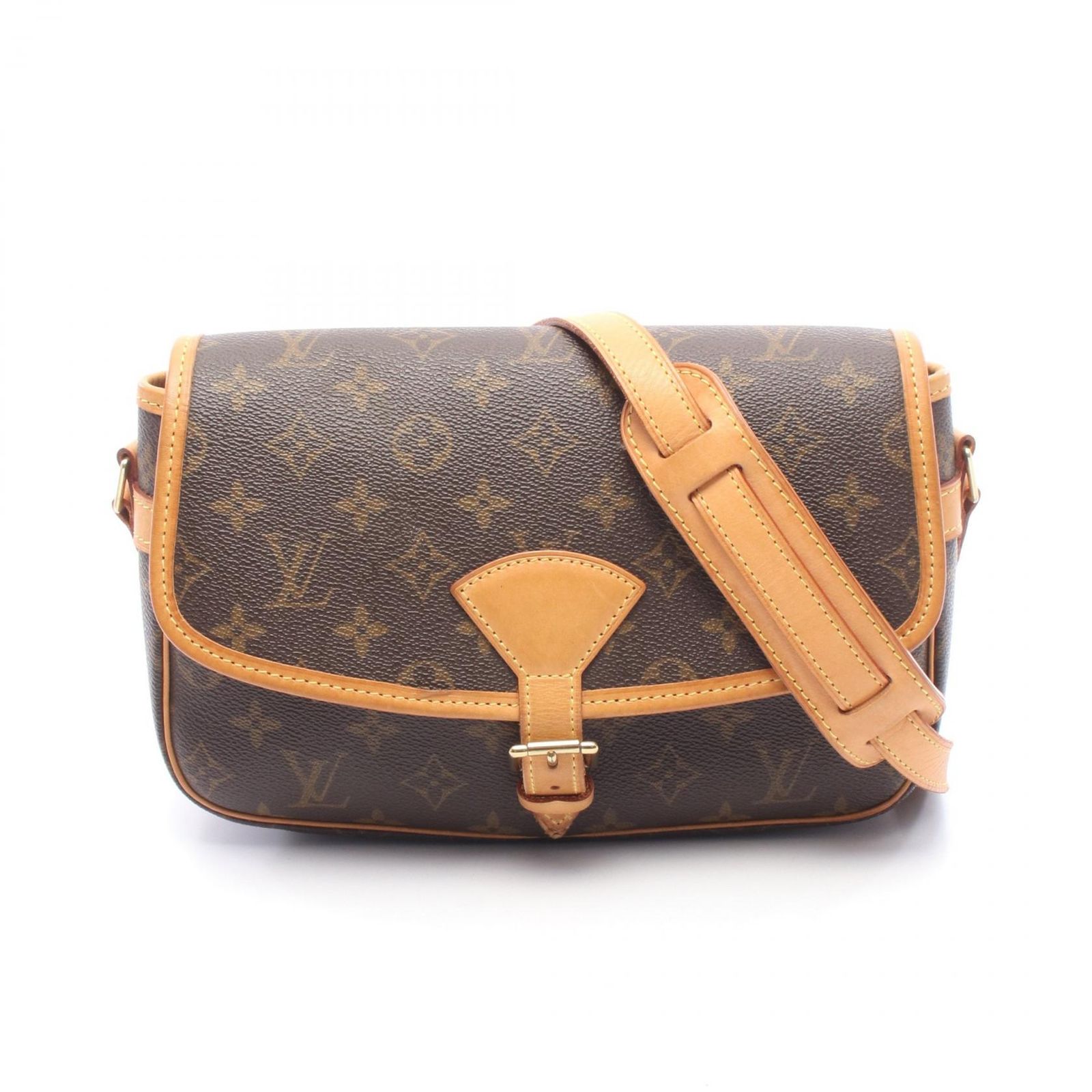 ルイ・ヴィトン LOUIS VUITTON ショルダーバッグ ソローニュ M42250 PVCコーティングキャンバス レザー ソローニュ レディース Used A