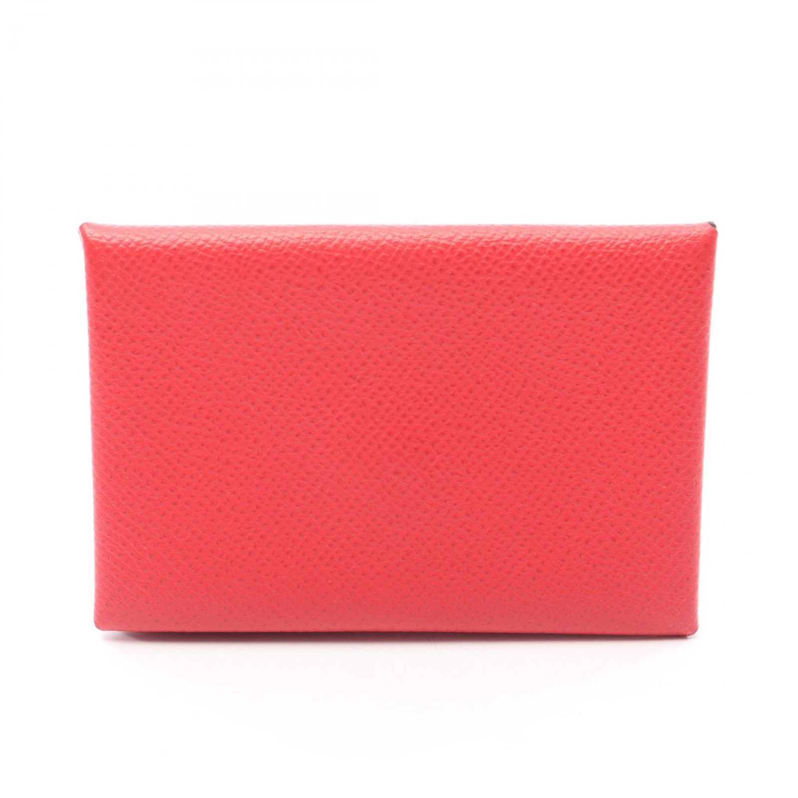 エルメス HERMES コインケース カルヴィ ルージュカザック レッド系 レザー カルヴィ レディース Used A