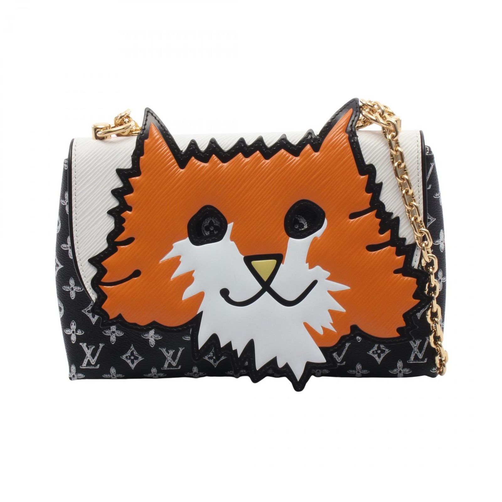 ルイ・ヴィトン LOUIS VUITTON ショルダーバッグ キャットグラム M52935 レザー PVCコーティングキャンバス キャット・ポシェット レディース Used A