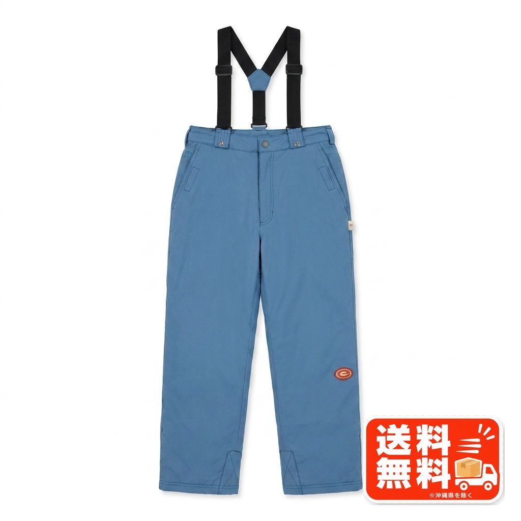 スキーウェア パンツ ブルー サスペンダー付き ウィンタースポーツ