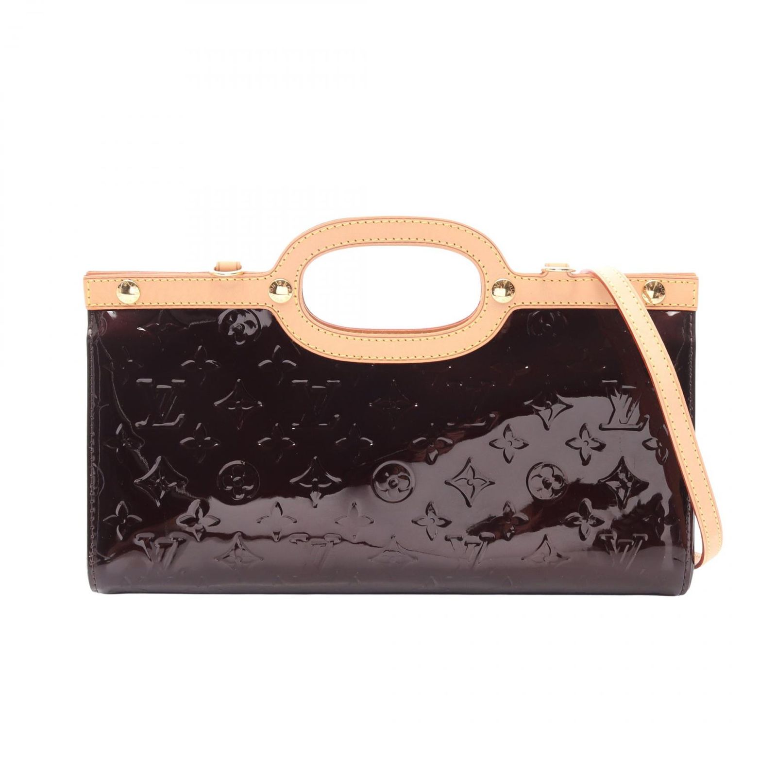 ルイ・ヴィトン LOUIS VUITTON ハンドバッグ ロクスバリー ドライブ モノグラムヴェルニ アマラント 2WAY M91995 アマラント レザー ロクスバリー・ドライブ レディース
